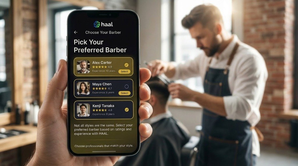 Haal Barber Booking