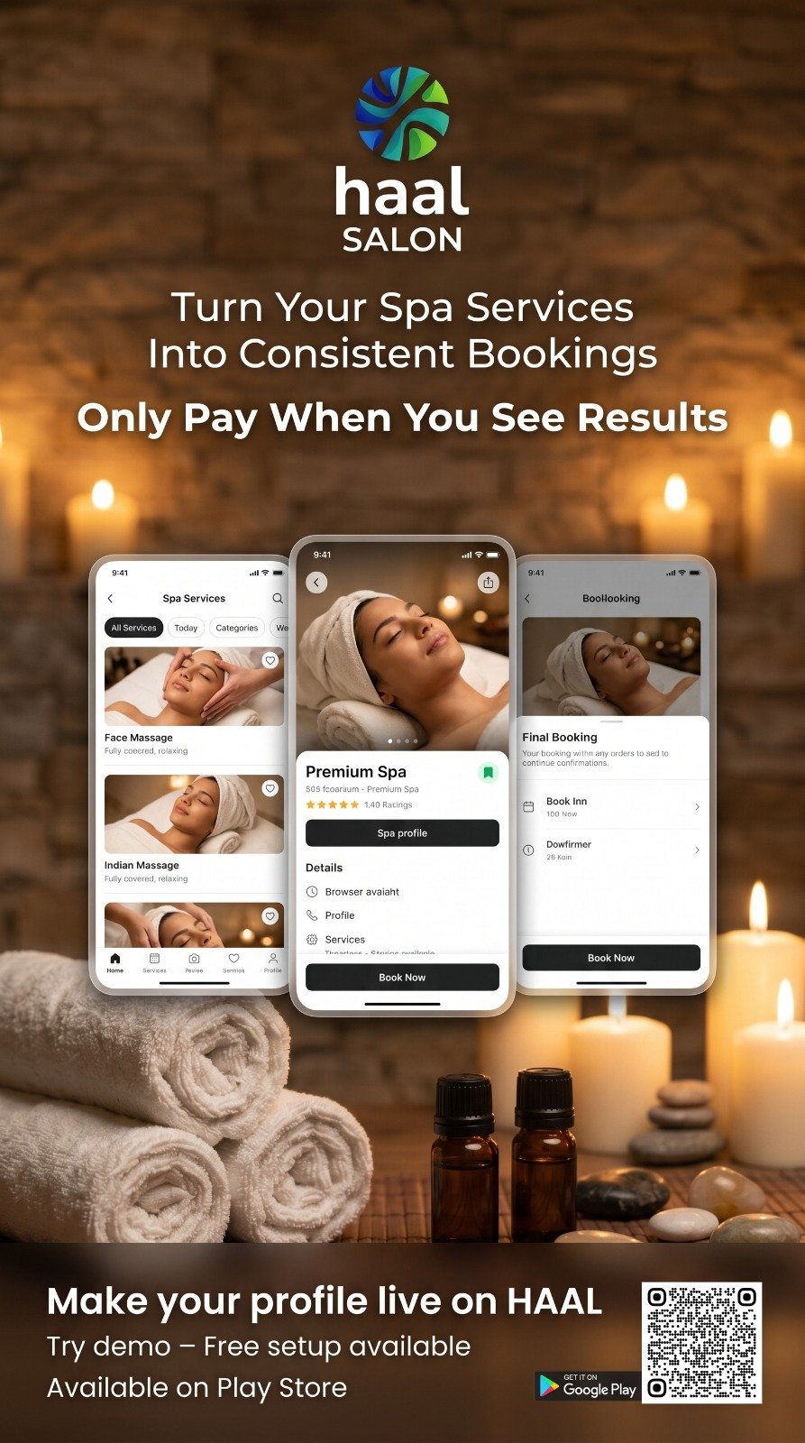 Haal Salon in UK — Salon Booking App