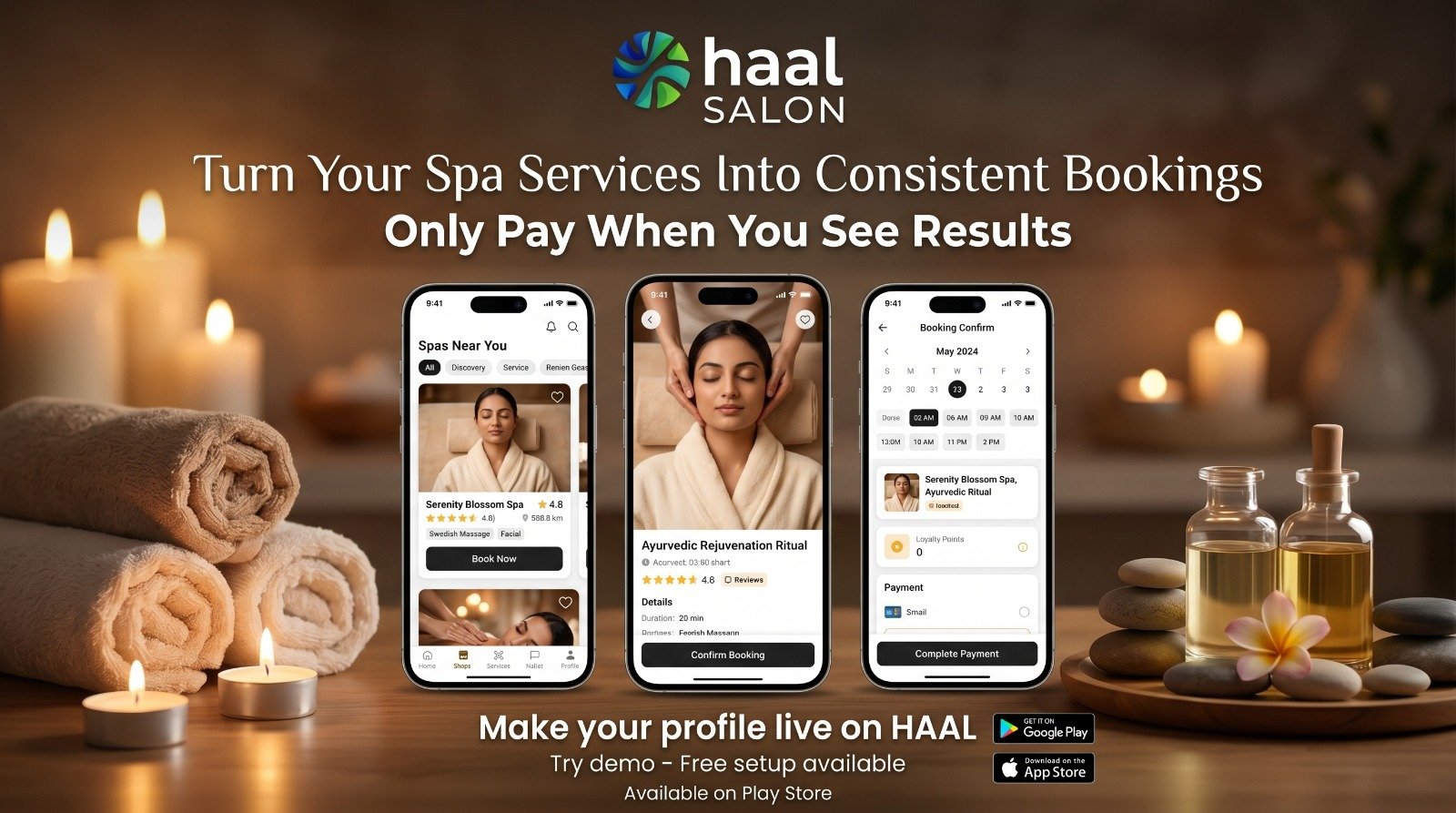 Haal Salon in Qatar — Salon Booking App