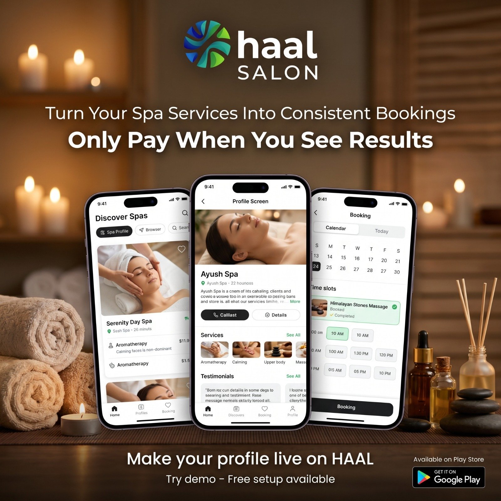 Haal Salon in Saudi Arabia — Salon Booking App